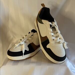 Unltd Sneakers Shoes White Brown Black Men's Size 9